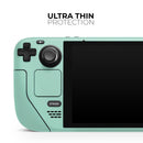 Simple Mint Pastel Color // Vinyl Skin Wrap for Steam Deck OLED & Steam Deck (LCD) — Soft Matte or Ultra Gloss