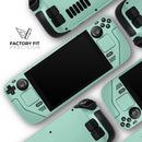 Simple Mint Pastel Color // Vinyl Skin Wrap for Steam Deck OLED & Steam Deck (LCD) — Soft Matte or Ultra Gloss