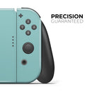 Simple Teal Pastel Color // Skin Decal Wrap Kit for Nintendo Switch Console & Dock, Joy-Cons, Pro Controller, Lite, 3DS XL, 2DS XL, DSi, or Wii - Vinyl Skin Wrap for Nintendo Switch 2, OLED, Lite, Pro Controller, Wii & Classic Handhelds