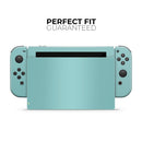 Simple Teal Pastel Color // Skin Decal Wrap Kit for Nintendo Switch Console & Dock, Joy-Cons, Pro Controller, Lite, 3DS XL, 2DS XL, DSi, or Wii - Vinyl Skin Wrap for Nintendo Switch 2, OLED, Lite, Pro Controller, Wii & Classic Handhelds