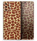 Simple Vector Giraffe Print - Premium Vinyl Skin Decal for Samsung Galaxy S25 Ultra, S24, S23, S22 & All Galaxy S Models