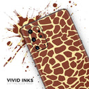 Simple Vector Giraffe Print - Premium Vinyl Skin Decal for Samsung Galaxy S25 Ultra, S24, S23, S22 & All Galaxy S Models