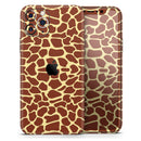 Simple Vector Giraffe Print - Protective Skin Wrap & Decal – Compatible with iPhone SE to iPhone 17 Pro Max (All Models)