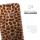 Simple Vector Giraffe Print - Protective Skin Wrap & Decal – Compatible with iPhone SE to iPhone 17 Pro Max (All Models)