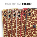 Simple Vector Giraffe Print - Protective Skin Wrap & Decal – Compatible with iPhone SE to iPhone 17 Pro Max (All Models)