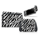 Simple Vector Zebra Animal Print // Skin Decal Wrap Kit for Nintendo Switch Console & Dock, Joy-Cons, Pro Controller, Lite, 3DS XL, 2DS XL, DSi, or Wii - Vinyl Skin Wrap for Nintendo Switch 2, OLED, Lite, Pro Controller, Wii & Classic Handhelds
