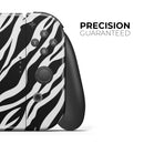 Simple Vector Zebra Animal Print // Skin Decal Wrap Kit for Nintendo Switch Console & Dock, Joy-Cons, Pro Controller, Lite, 3DS XL, 2DS XL, DSi, or Wii - Vinyl Skin Wrap for Nintendo Switch 2, OLED, Lite, Pro Controller, Wii & Classic Handhelds