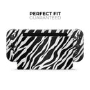 Simple Vector Zebra Animal Print // Skin Decal Wrap Kit for Nintendo Switch Console & Dock, Joy-Cons, Pro Controller, Lite, 3DS XL, 2DS XL, DSi, or Wii - Vinyl Skin Wrap for Nintendo Switch 2, OLED, Lite, Pro Controller, Wii & Classic Handhelds