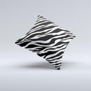 Simple Vector Zebra Animal Print Ink-Fuzed Decorative Throw Pillow