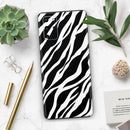 Simple Vector Zebra Animal Print - Premium Vinyl Skin Decal for Samsung Galaxy S25 Ultra, S24, S23, S22 & All Galaxy S Models