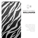 Simple Vector Zebra Animal Print - Premium Vinyl Skin Decal for Samsung Galaxy S25 Ultra, S24, S23, S22 & All Galaxy S Models