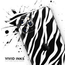 Simple Vector Zebra Animal Print - Protective Skin Wrap & Decal – Compatible with iPhone SE to iPhone 17 Pro Max (All Models)