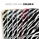Simple Vector Zebra Animal Print - Protective Skin Wrap & Decal – Compatible with iPhone SE to iPhone 17 Pro Max (All Models)
