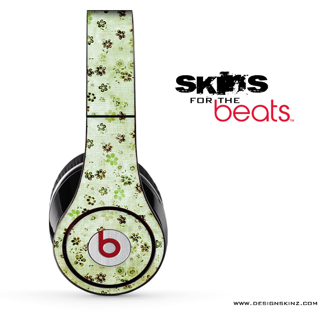 Vintage Green Pattern Skin for the Beats by Dre