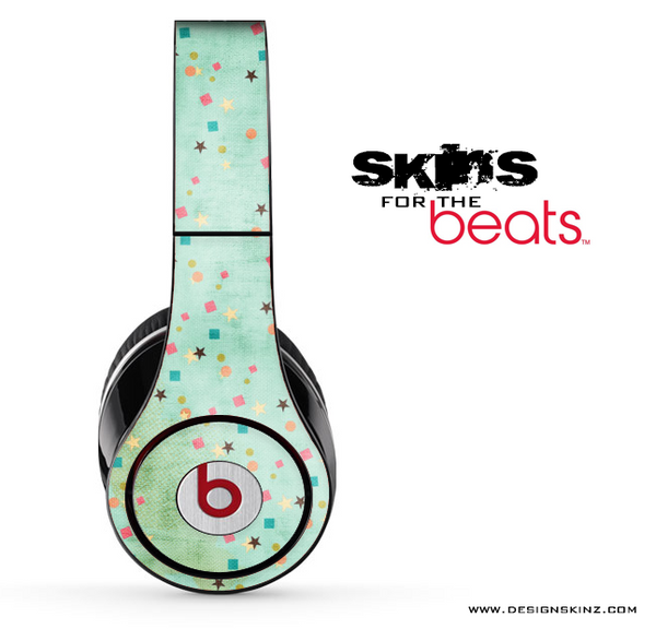 Green Vintage Stars Skin for the Beats by Dre
