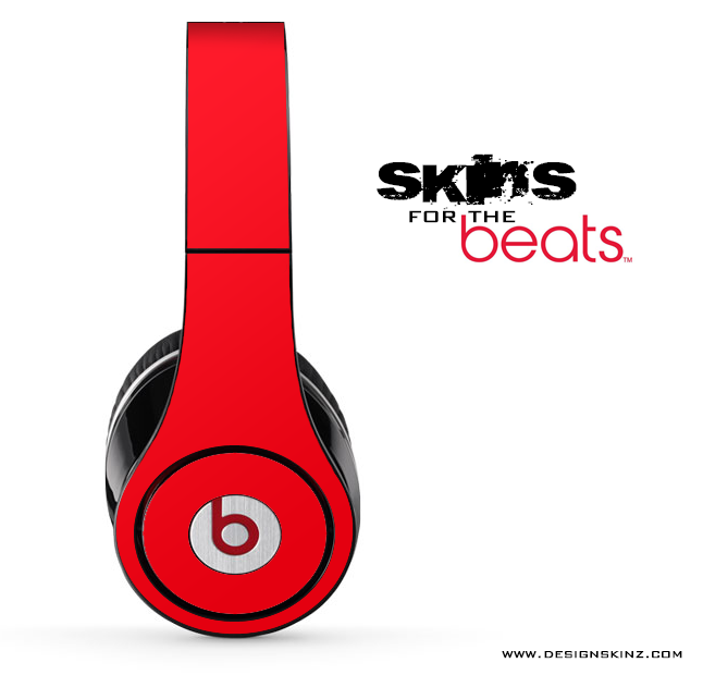 Solid Red Skin for the Beats by Dre
