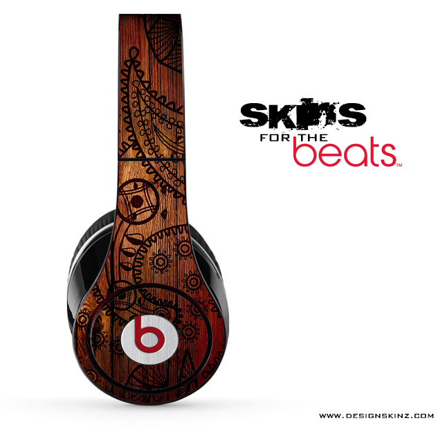 Tattooed Wood Skin for the Beats by Dre