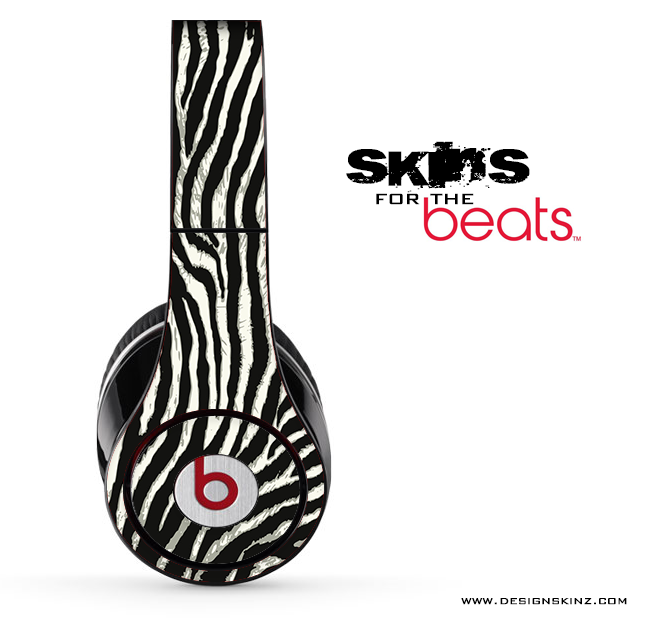 Real Zebra Skin for the Beats by Dre