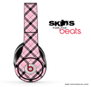 Pink & Black Plaid Skin for the Beats by Dre