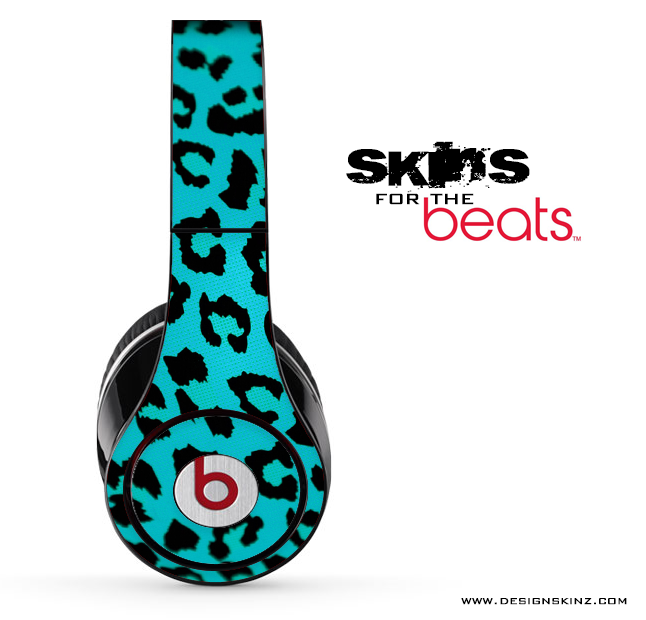 Turquoise Cheetah Skin for the Beats by Dre