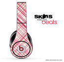 Pink Plaid Skin for the Beats by Dre