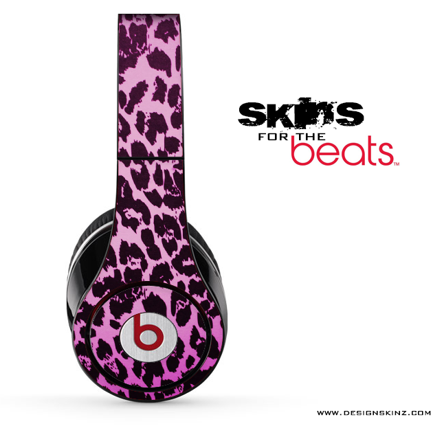 Hot Pink Cheetah Skin for the Beats by Dre