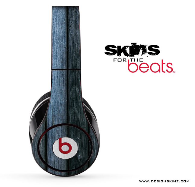 Blue Washed Wood 2 Skin for the Beats by Dre