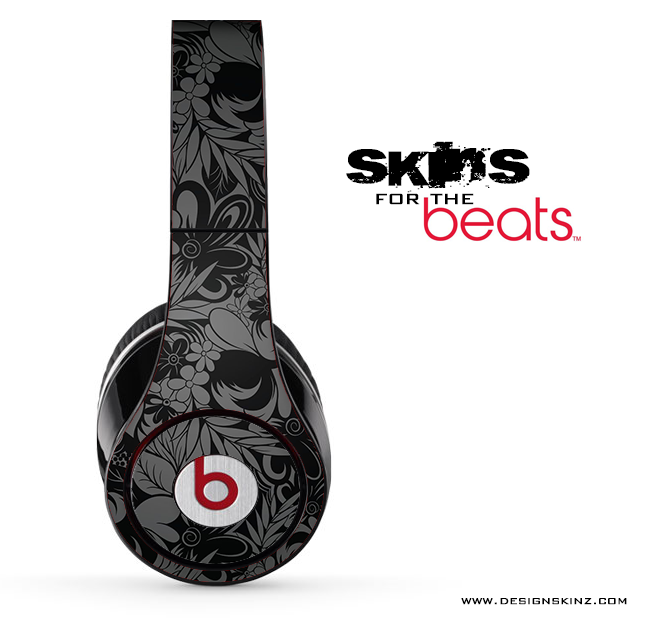 Black Lace V2 Pattern Skin for the Beats by Dre Solo, Studio, Wireless, Pro or Mixr