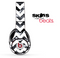 Traditional Snow Camo and White Chevron Pattern Skin for the Beats by Dre Solo, Studio, Wireless, Pro or Mixr