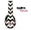 Traditional Camo and White Chevron Pattern Skin for the Beats by Dre Solo, Studio, Wireless, Pro or Mixr