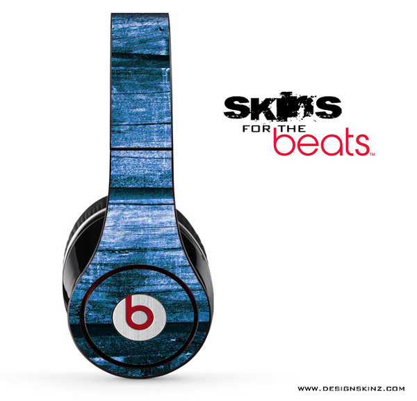 Dark Blue Washed Wood V1 Skin for the Beats by Dre