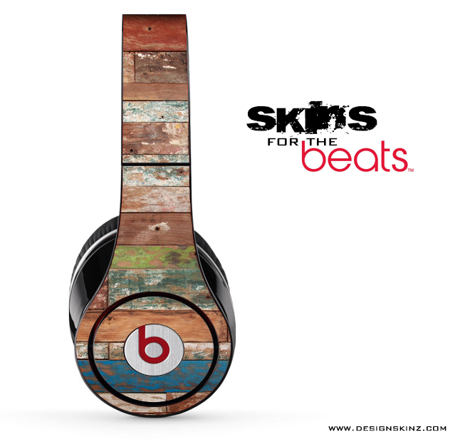 Grungy Wood V1 Skin for the Beats by Dre