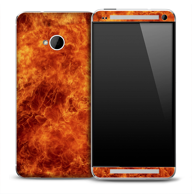 Fury 'n' Flames Skin for the HTC One Phone