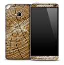 Cracked Wood Skin for the HTC One Phone