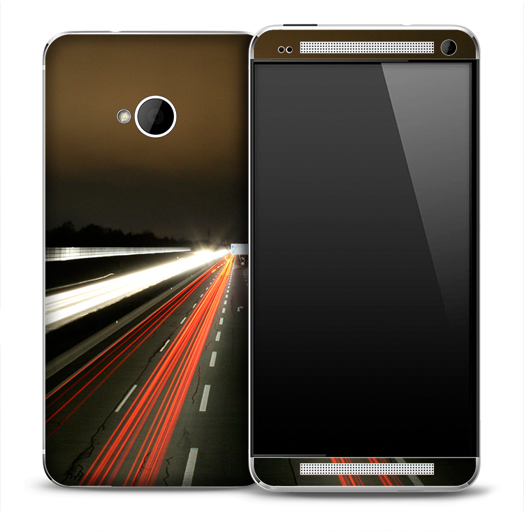 Traffic Blur Skin for the HTC One Phone