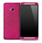 Neon Pink Fabric Skin for the HTC One Phone