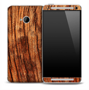 Warped Wood Skin for the HTC One Phone