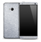 Silver Glitter Skin for the HTC One Phone