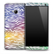 Colorful Zebra Skin for the HTC One Phone