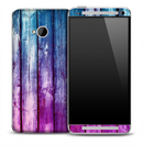 Blue & Purple Boards Skin for the HTC One Phone