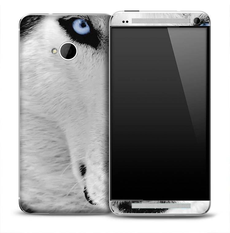 White Wolf Skin for the HTC One Phone