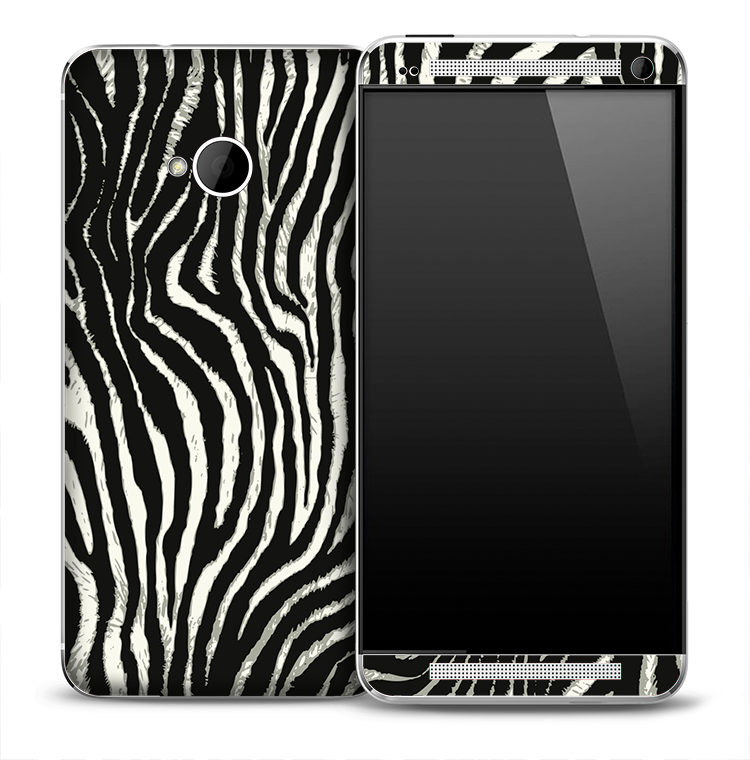 Real Zebra Skin for the HTC One Phone