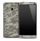 Subtle Digital Camo Skin for the HTC One Phone