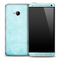 Subtle Blue Texture Skin for the HTC One Phone