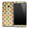 Colorful Polka Dots Paper Skin for the HTC One Phone