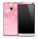 Pink Bubbly Skin for the HTC One Phone
