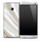 White Silky Dress Skin for the HTC One Phone