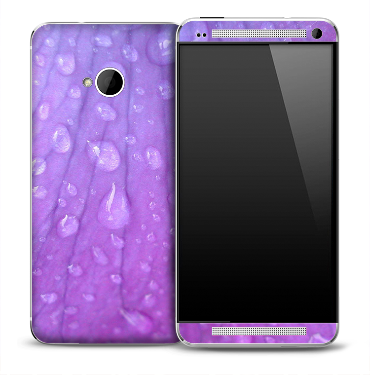 Purple Rain Skin for the HTC One Phone