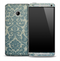 Green Lace Pattern Skin for the HTC One Phone
