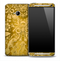 Vintage Yellow Floral Skin for the HTC One Phone